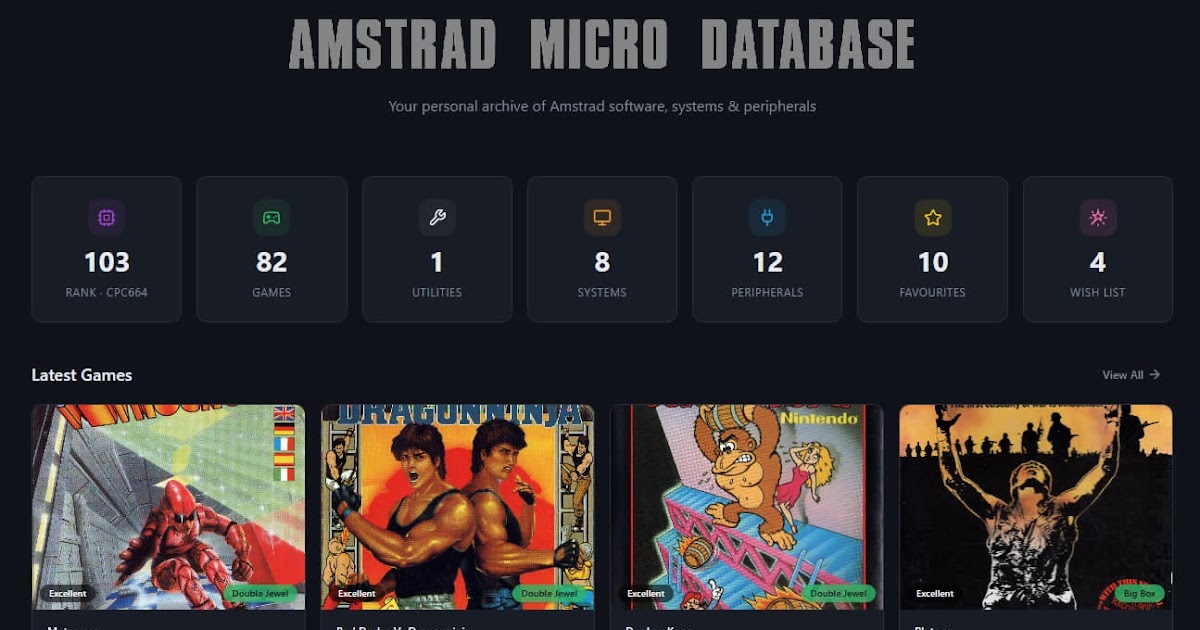 Amstrad Micro Database – Start building and sharing your Amstrad collection Amstrad Micro Database – Start building and sharing your Amstrad collection