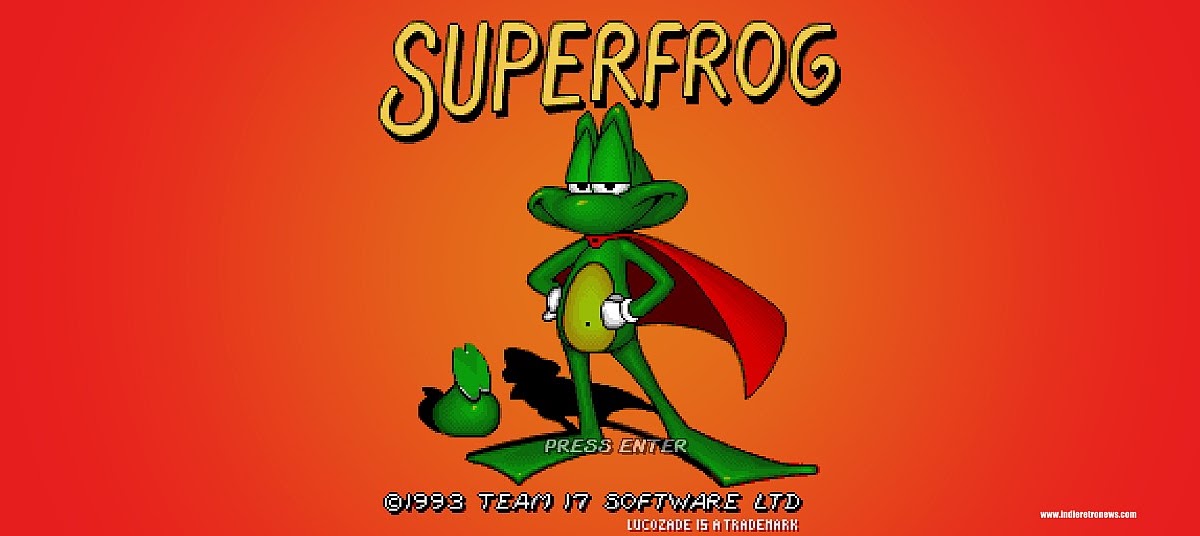 Frog – Amiga classic Superfrog goes Ultrawide in this unofficial re-release by Almost There Games Frog – Amiga classic Superfrog goes Ultrawide in this unofficial re-release by Almost There Games